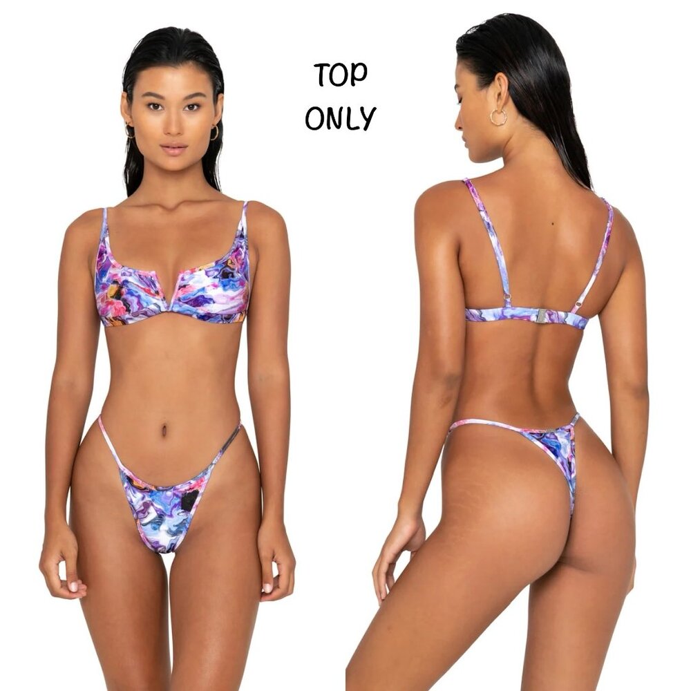 Fae Swim GYPSY Bikini Top - Cabana, Size Large